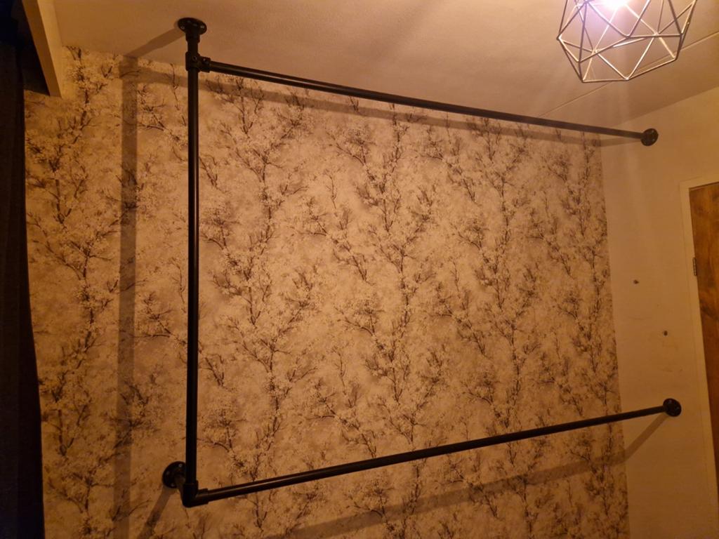 Kleding rek, Ophalen of Verzenden, Gebruikt, Zwart