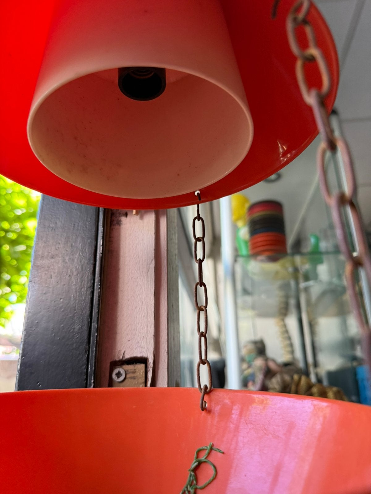 SixtiE.S. Horn Belysning uit Denemarken Hanglamp planten, Ophalen, Zo goed als nieuw, Kunststof