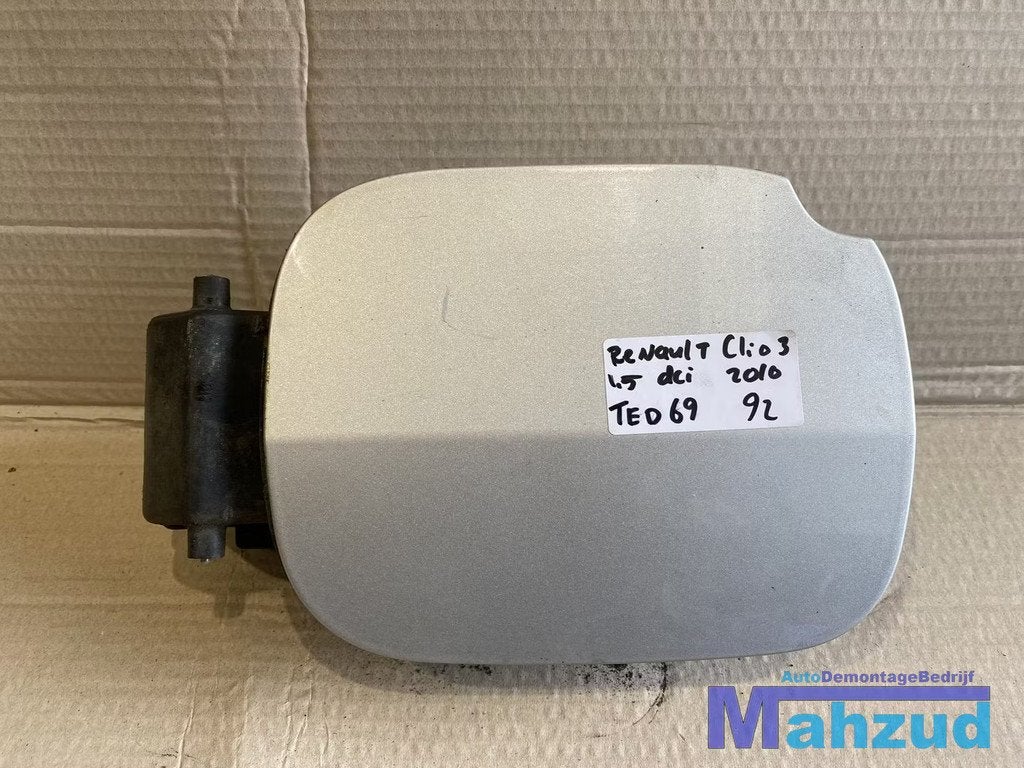 RENAULT CLIO 3 Tankklep zilver TED69 2005-2012, Auto-onderdelen, Carrosserie en Plaatwerk, Renault, Gebruikt, Ophalen of Verzenden