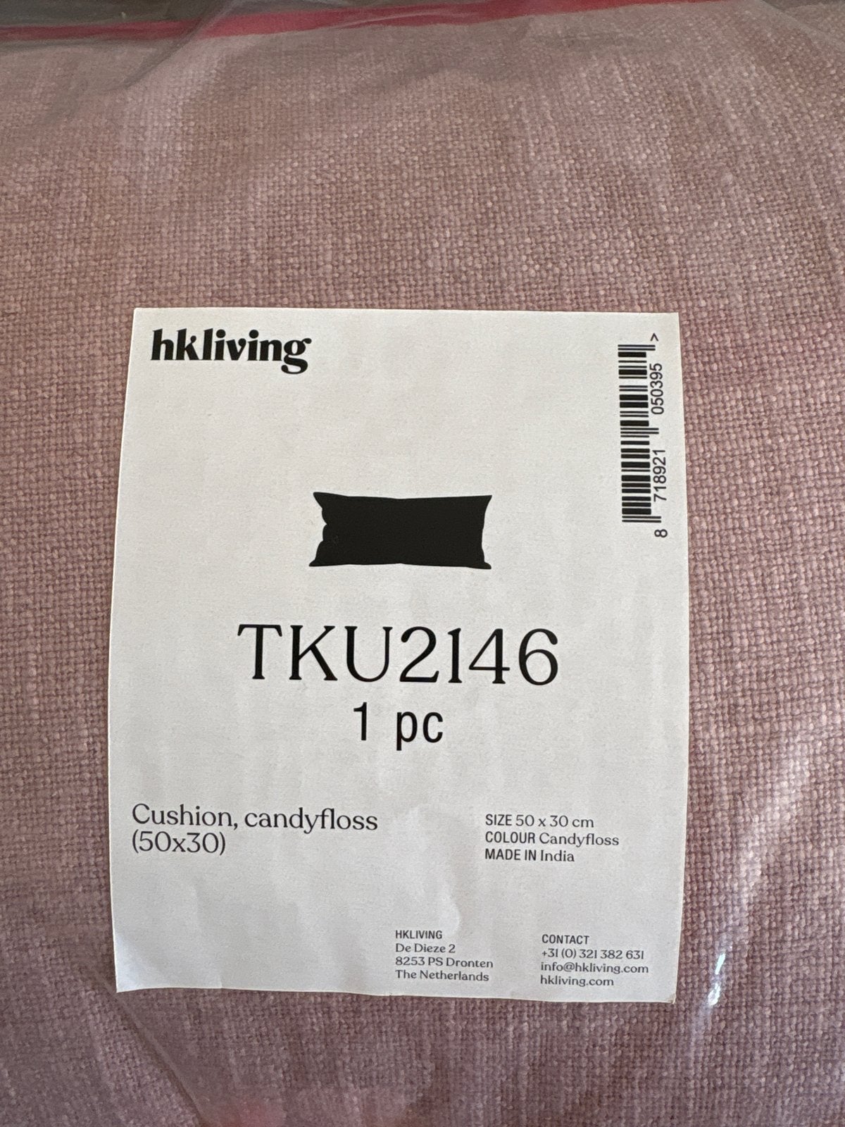 Nieuw HKliving kussen - 20% korting op originele prijs, Overige merken, Inclusief binnenkussen, Nieuw, Ophalen of Verzenden