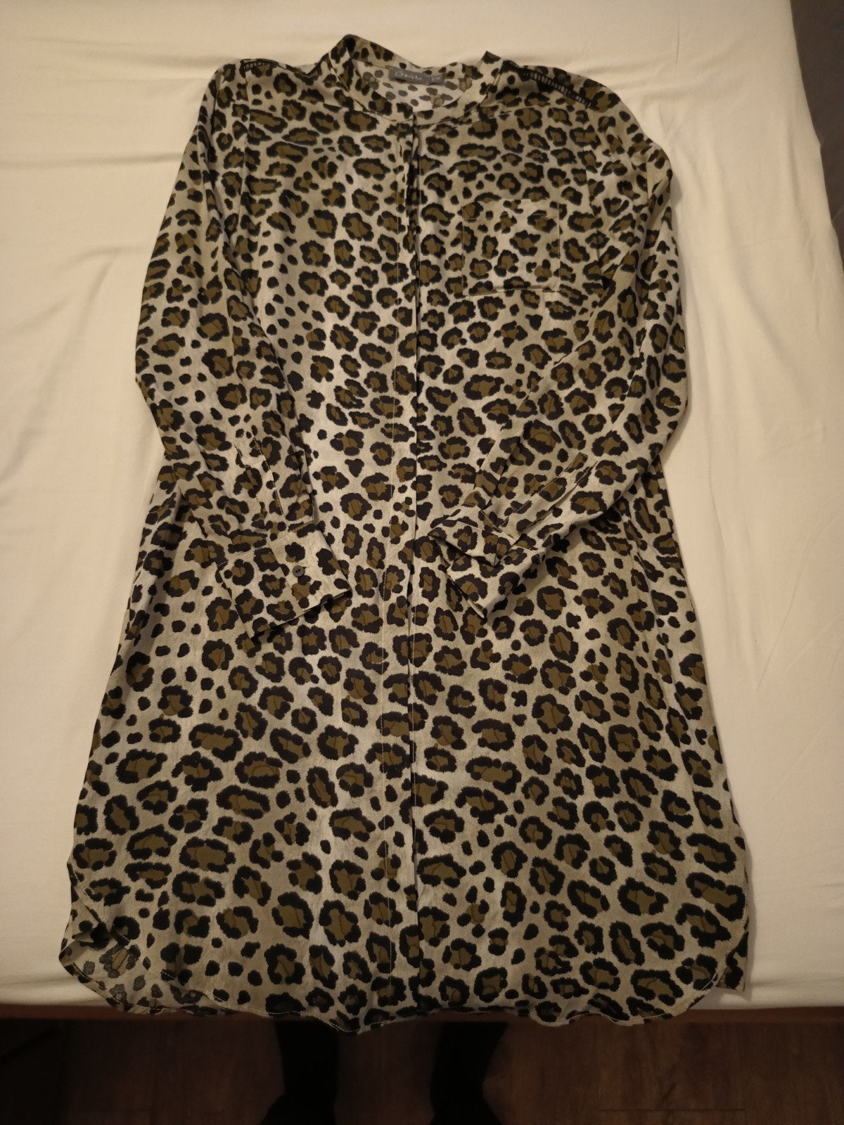 Geisha lange blouse/tuniek, soort panterprint, nieuwstaat, Geisha, Ophalen of Verzenden, Zo goed als nieuw, Maat 36 (S)