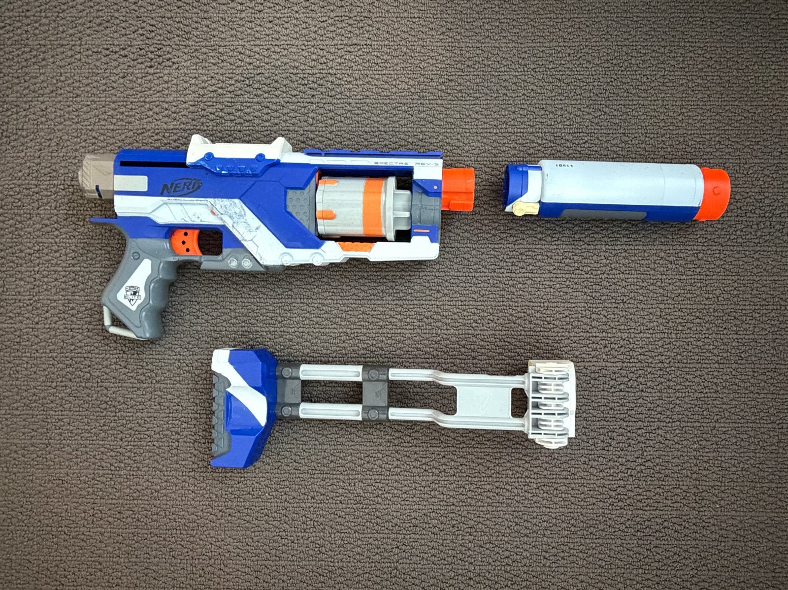 Nerf Modulus Spectre rev 5 - Complete Set, Ophalen, Gebruikt, Jongen of Meisje