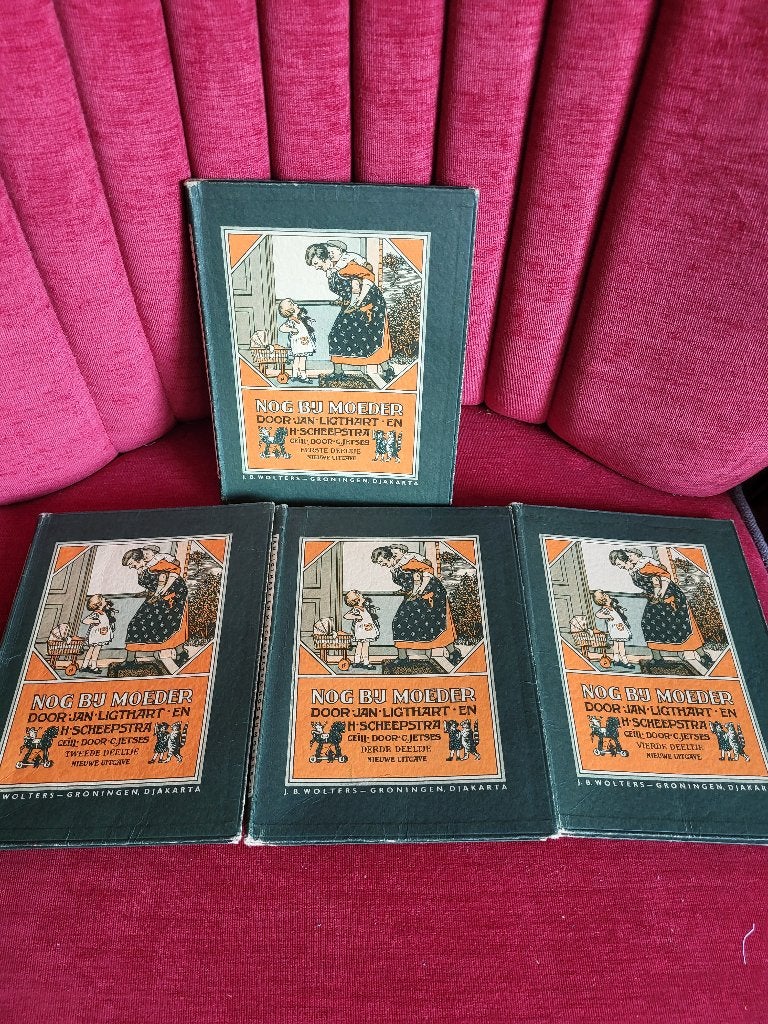 Nog bij moeder deel 1, 2, 3 en 4, Non-fictie, Jan Ligthart en H. Scheepstra, Ophalen of Verzenden, Zo goed als nieuw