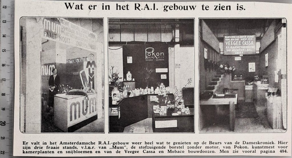 Amsterdam 1932, Beurs van de Dameskroniek in de RAI, Verzenden, Voor 1940, Gebruikt, Overige onderwerpen