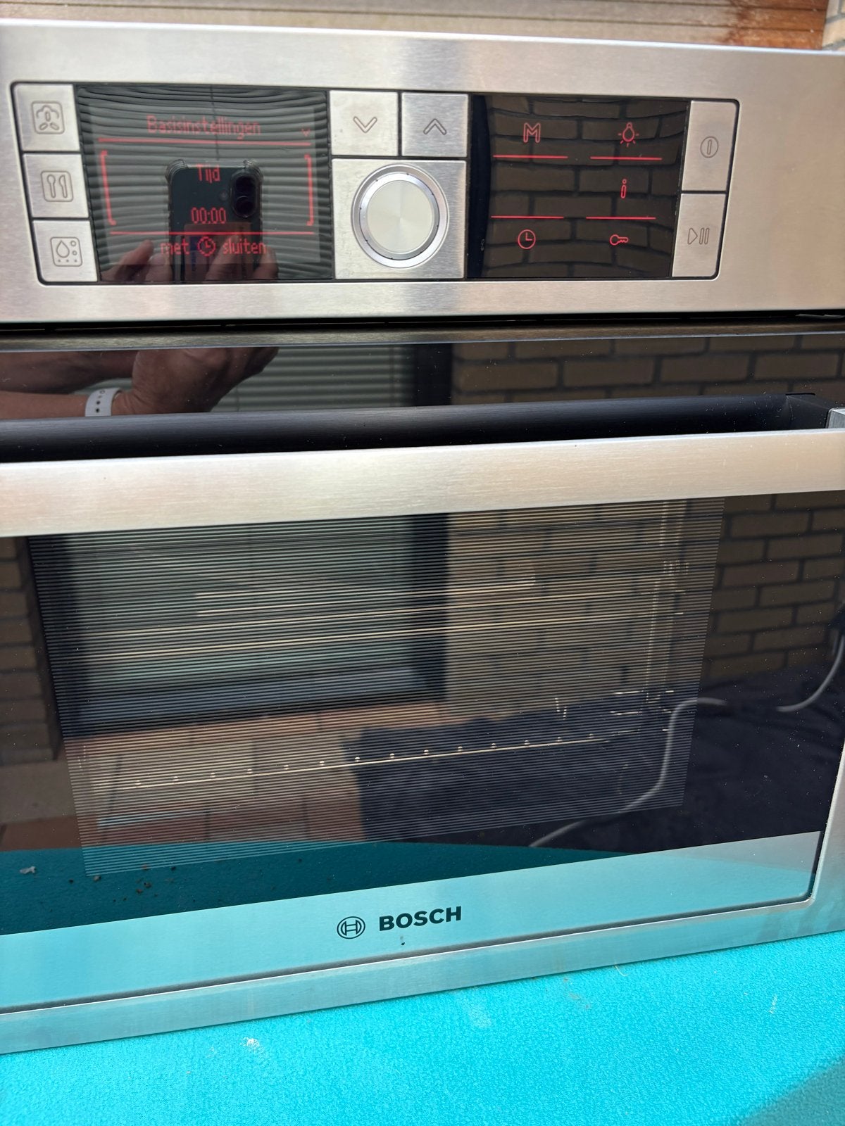 Bosch HBC36D754 Stoomoven -Bakoven zo goed als nieuw., Witgoed en Apparatuur, Ophalen, 45 tot 50 cm, Bosch, Inbouw