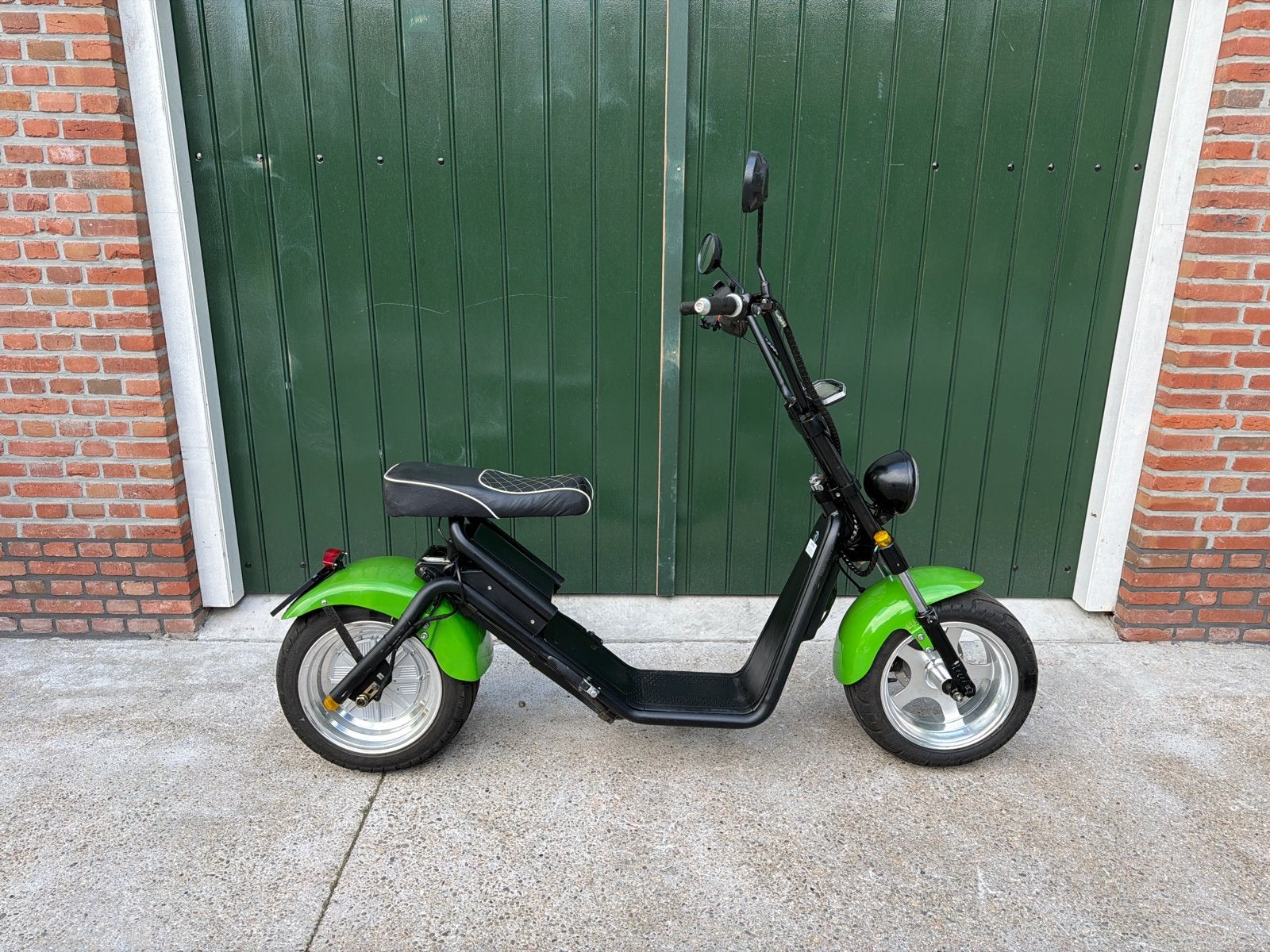 E-chopper Regular Edition – Groen, z.g.a.n. met extra accu, Ophalen of Verzenden, Zo goed als nieuw, Elektrisch, Overige merken