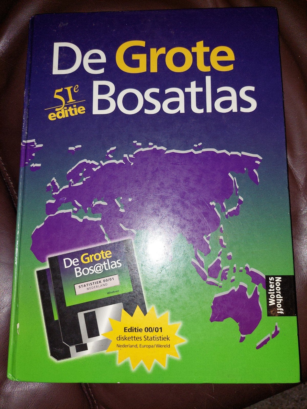 De Grote Bosatlas 51e editie zonder diskettes Statistiek, Gelezen, Bosatlas, Ophalen of Verzenden, 1800 tot 2000