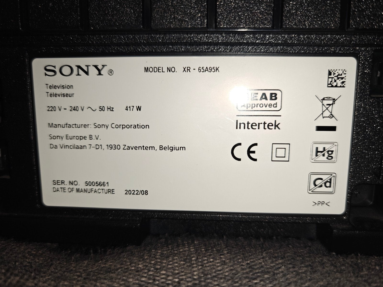 Foto 4 van Sony Bravia XR-65A95K QD-OLED 65 inch 4K Premium Smart TV