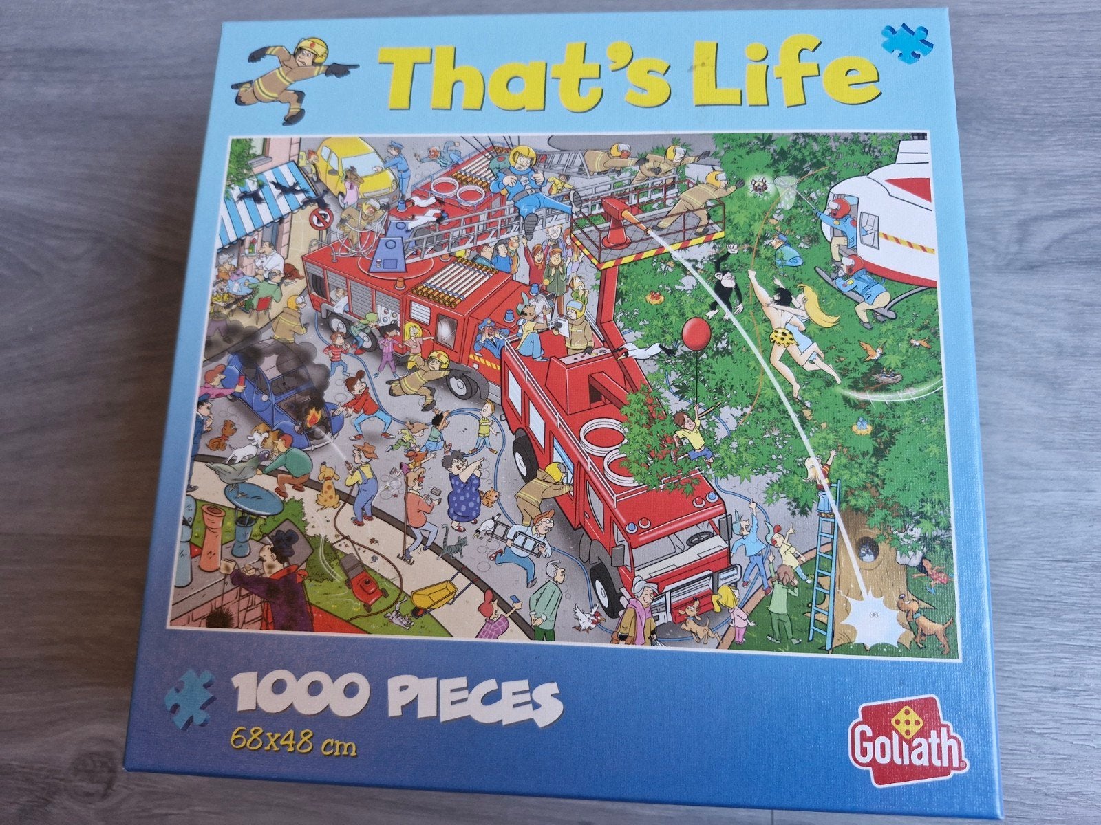 That's Life legpuzzel 1000 stukjes Goliath, Ophalen of Verzenden, 500 t/m 1500 stukjes, Gebruikt, Legpuzzel