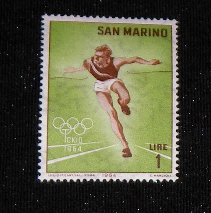 San Marino Olympische Spelen van Tokio 1964, Ophalen of Verzenden, Postfris, Sport