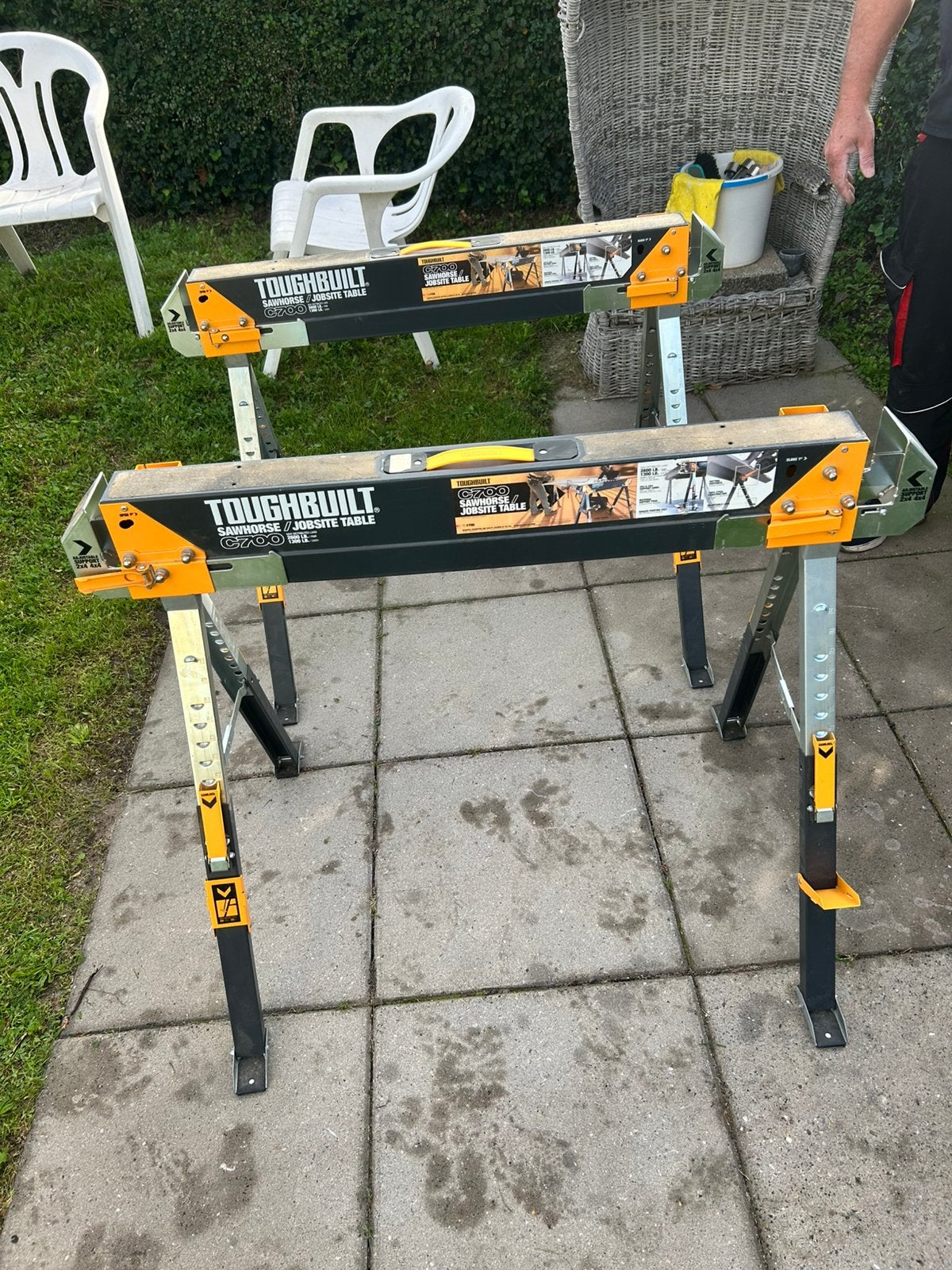 SCHRAGEN  (TOUGHBUILT ), Ophalen, Gebruikt, 70 tot 120 cm, Inklapbaar