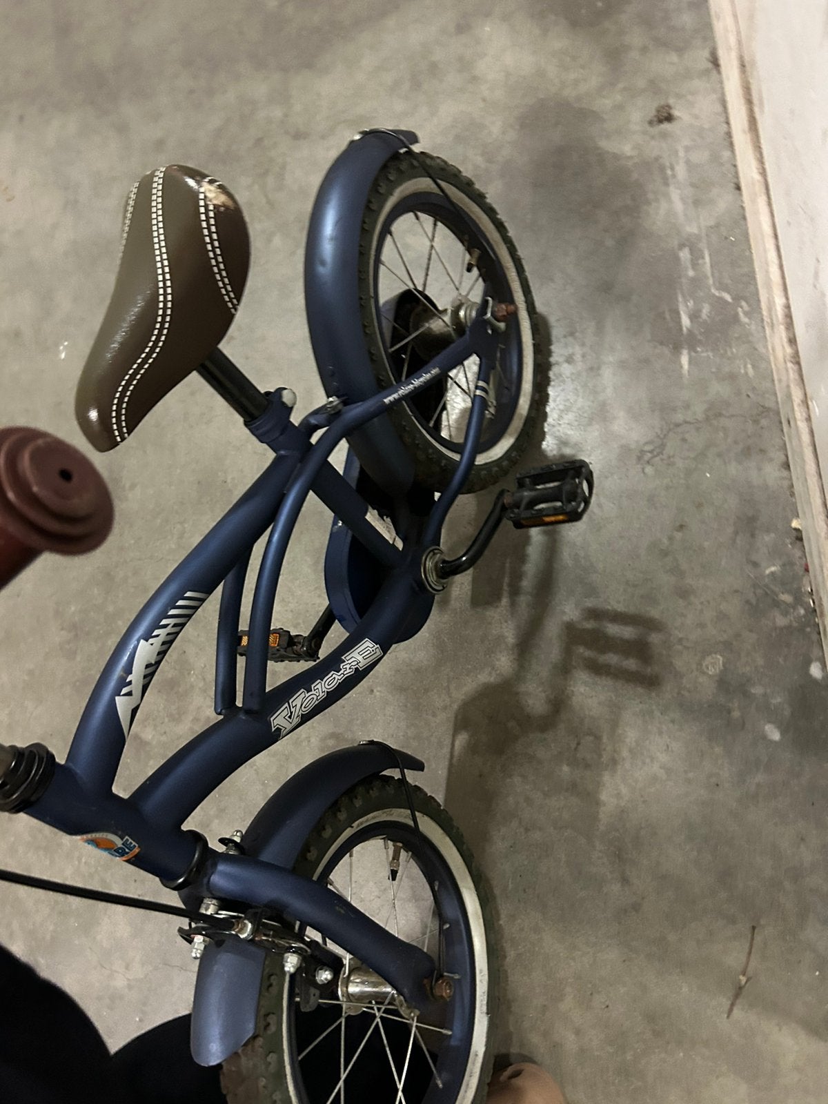 Kinderfiets Volare Blue Cruiser 14 inch - Blauw, Fietsen en Brommers, Fietsen | Kinderfietsjes, Ophalen of Verzenden, Zo goed als nieuw