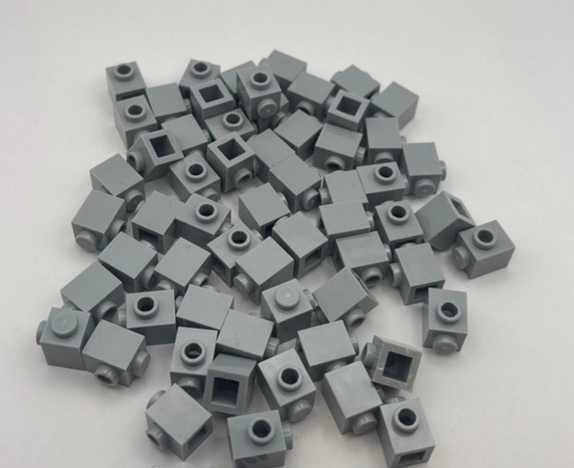 Lego stenen lichtgrijs met stud 60 stuks, Ophalen of Verzenden, Zo goed als nieuw, Losse stenen, Lego