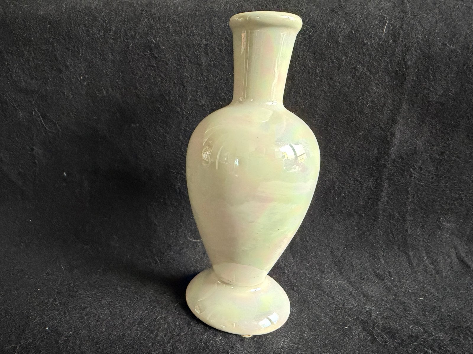Chinees Porseleinen Vaasje Parelmoer Luster 15cm, Verzenden