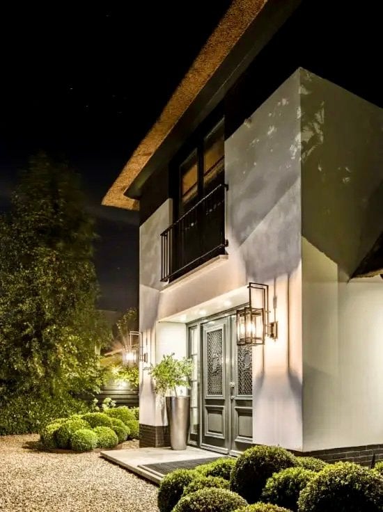 Costa II Outdoor wandlamp by Marcel Wolterinck, Huis en Inrichting, Ophalen, Geschikt voor buiten, Zwart, Glas