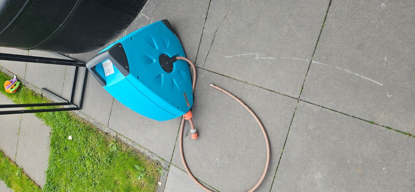 Gardena Wandslangenbox 20m - Goede staat, Ophalen of Verzenden, Gebruikt, Tuinslanghaspel