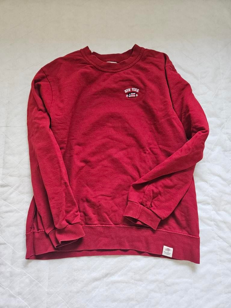 Rode Pull&Bear sweater maat s, Pull&Bear, Ophalen of Verzenden, Zo goed als nieuw, Maat 36 (S)