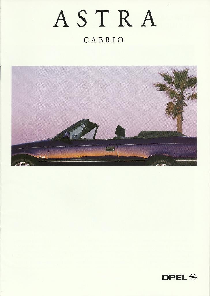 Opel Astra cabriolet folders, Ophalen of Verzenden, Zo goed als nieuw, Opel