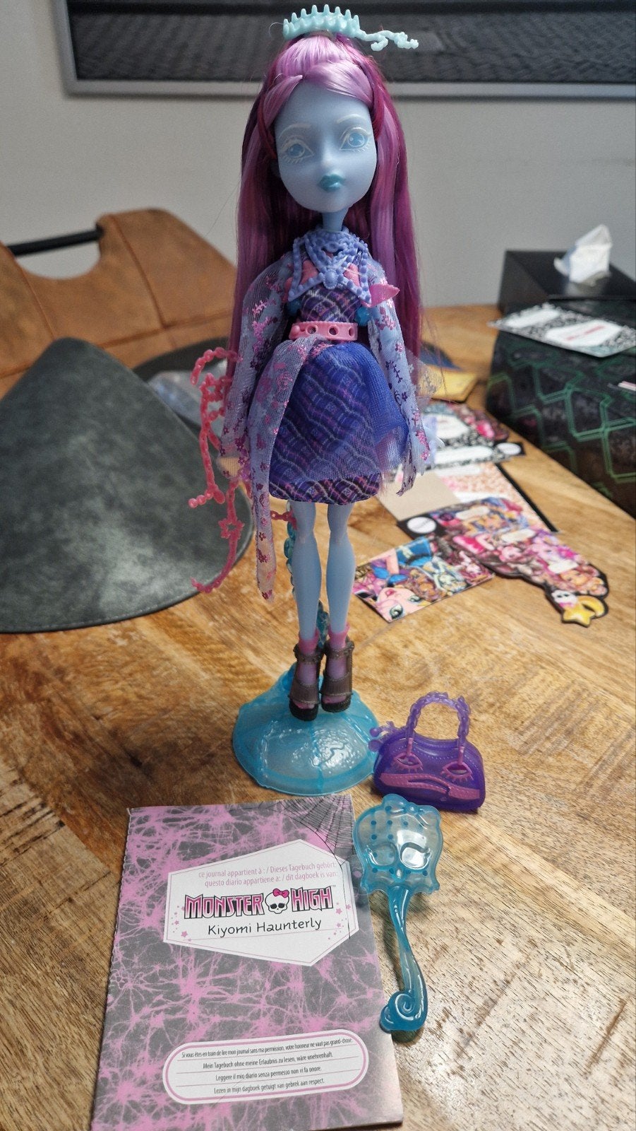 Monster high Kiyomi Haunterly Haunted, Ophalen, Zo goed als nieuw, Pop