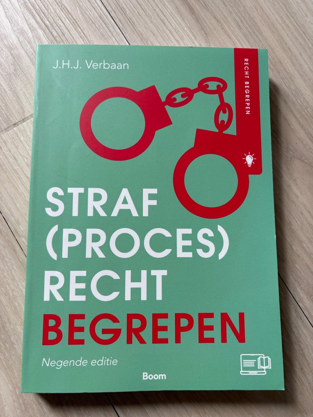 Straf(proces)recht Begrepen - Negende editie, Boeken, Ophalen of Verzenden, Gamma, Zo goed als nieuw, HBO