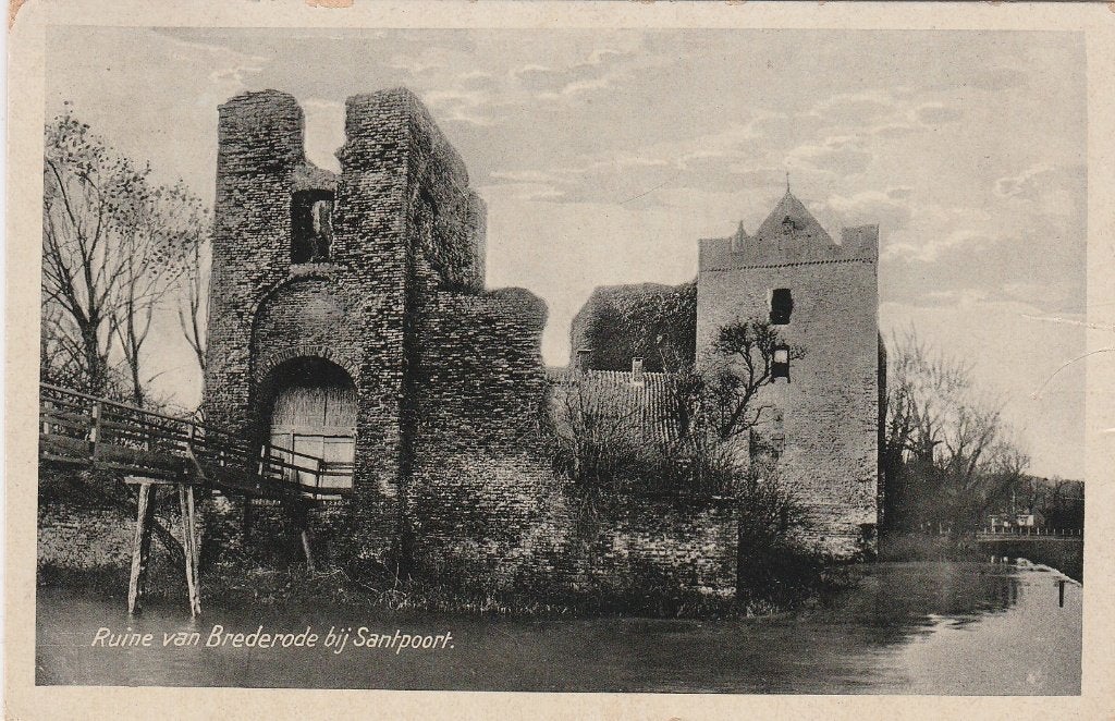 ruine van brederode 1936, Ophalen of Verzenden, 1920 tot 1940
