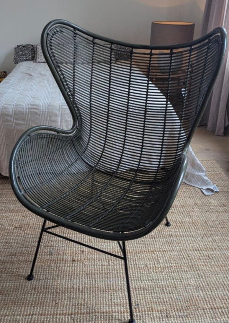 Hkliving egg chair stoel groen, Ophalen, Nieuw, Overige kleuren, Eén