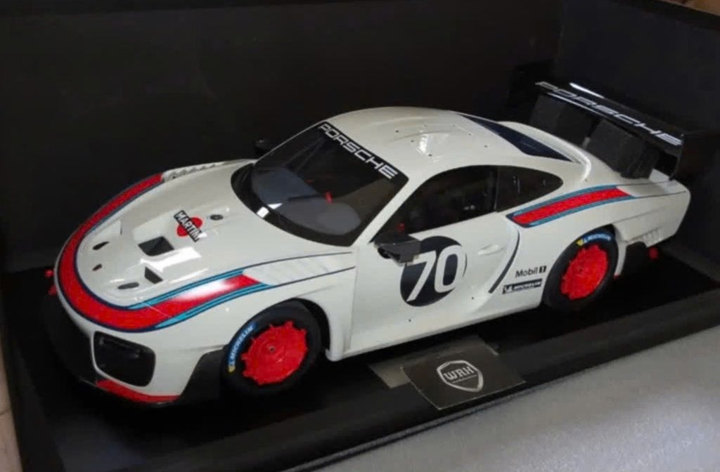 NIEUW 1:8 Minichamps Porsche 935/19 #70 Martini LTD 135 WRH, Ophalen, Nieuw, 1:5 t/m 1:8, Auto
