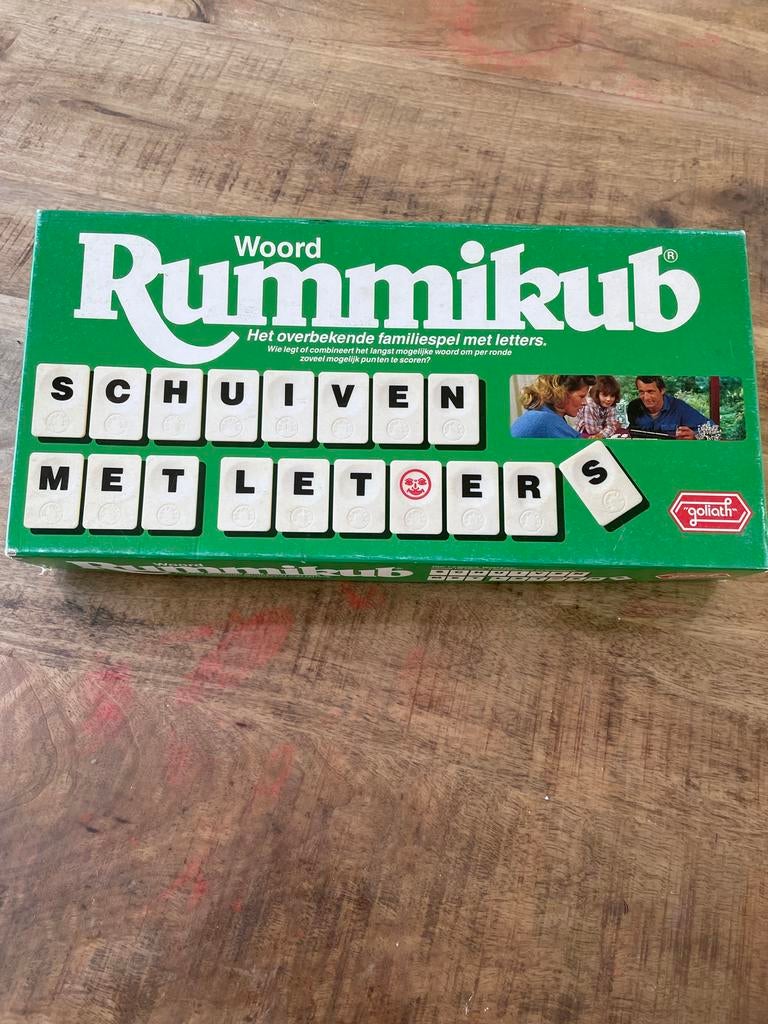 Woord Rummikub met plankjes en handleiding - koopje!, Hobby en Vrije tijd, Gezelschapsspellen | Bordspellen, Drie of vier spelers