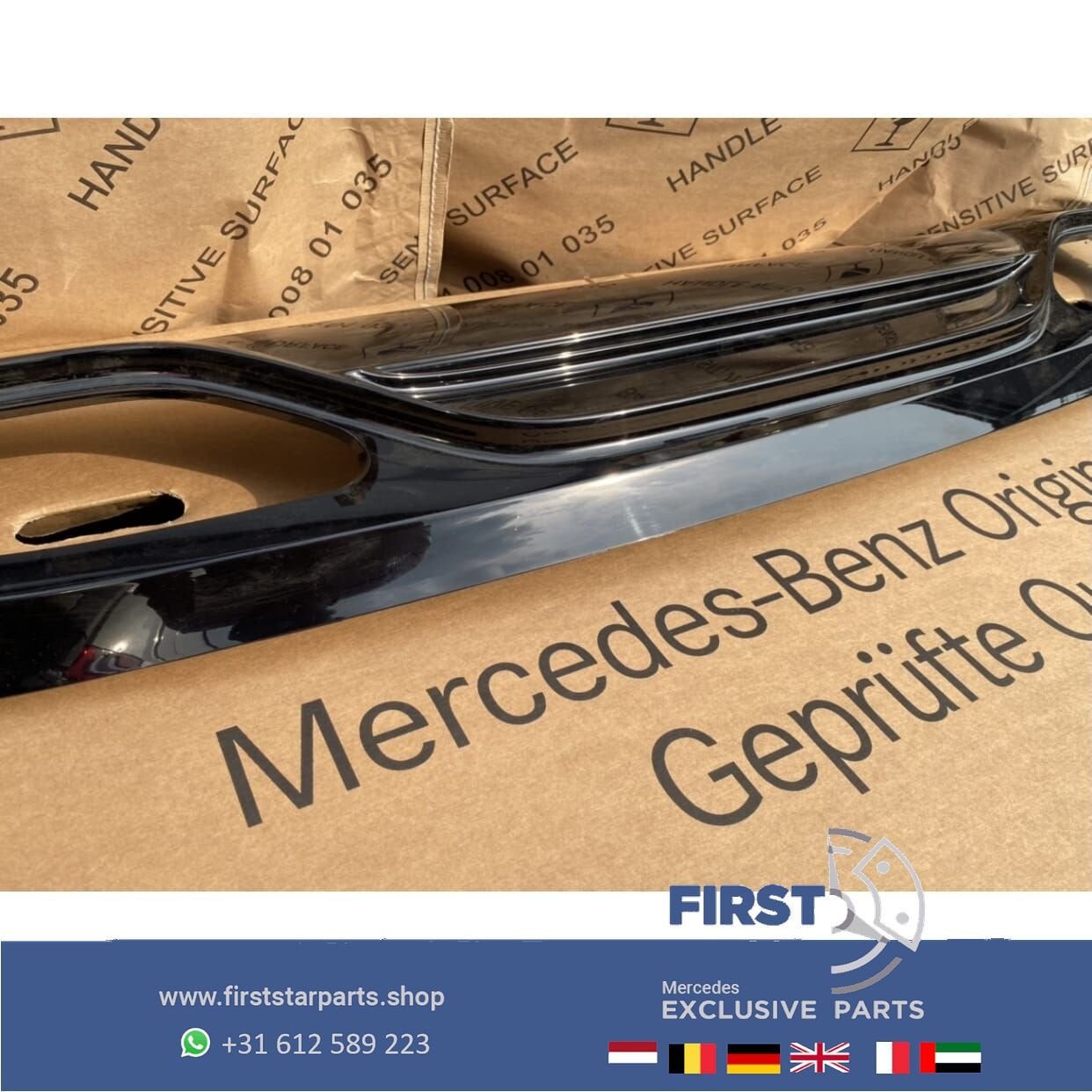 W176 A KLASSE Facelift AMG diffuser achterbumper origineel M, Gebruikt, -, Ophalen of Verzenden, -
