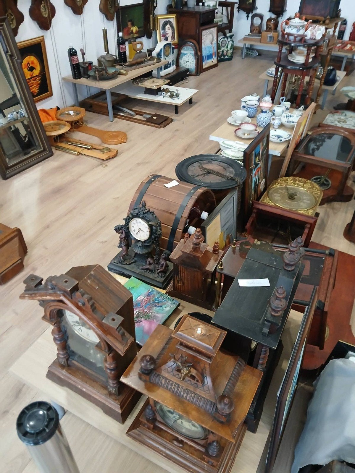 Gratis gevraagd oude klokken, Ophalen