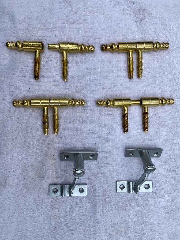 Te Koop Scharnieren, Ophalen of Verzenden, Zo goed als nieuw, Koper of Messing, Scharnier