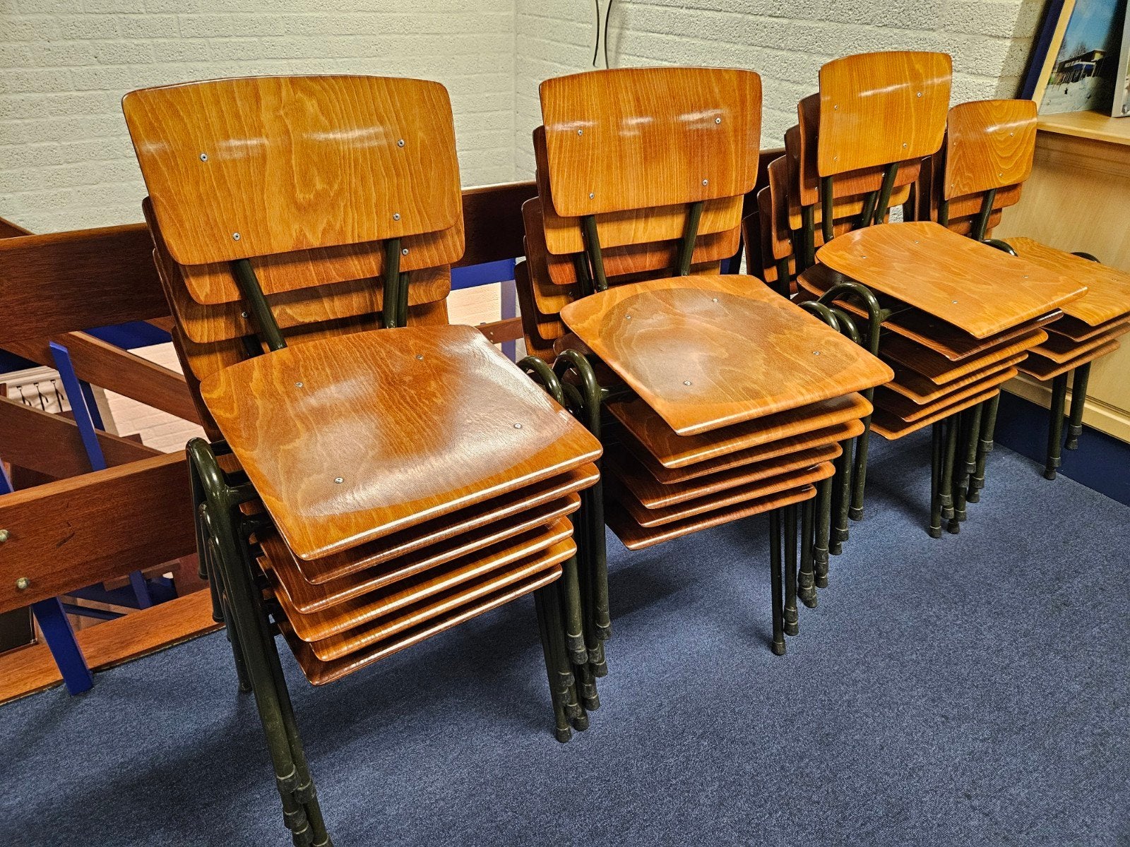 Kantinestoelen (ca. 100 stuks) - Presikhaaf, Ophalen, Gebruikt, Vijf, Zes of meer stoelen