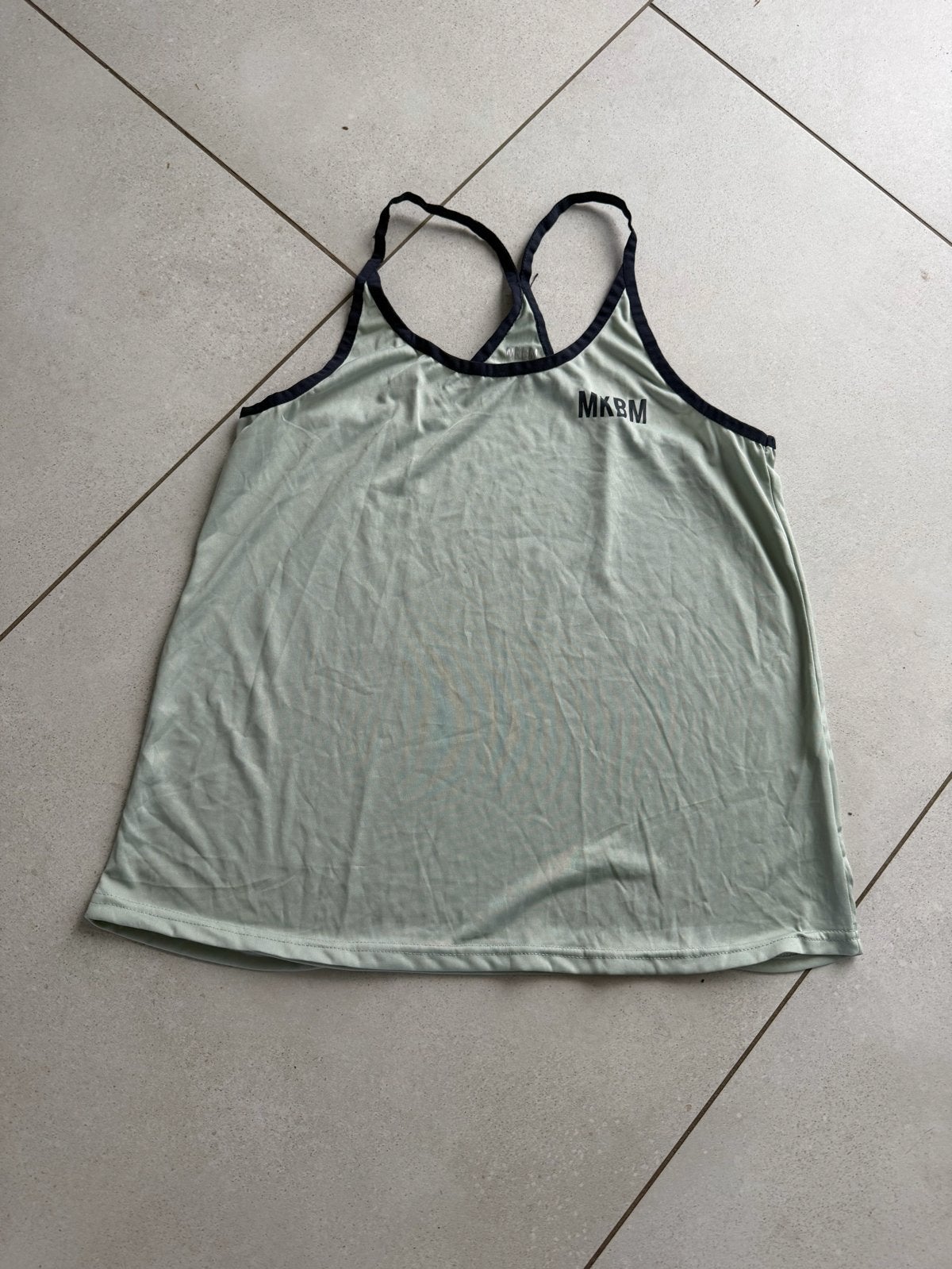 MKBM Sporttop Maat L - Zo goed als nieuw, Maat 42/44 (L), Ophalen of Verzenden, Groen, Fitness of Aerobics
