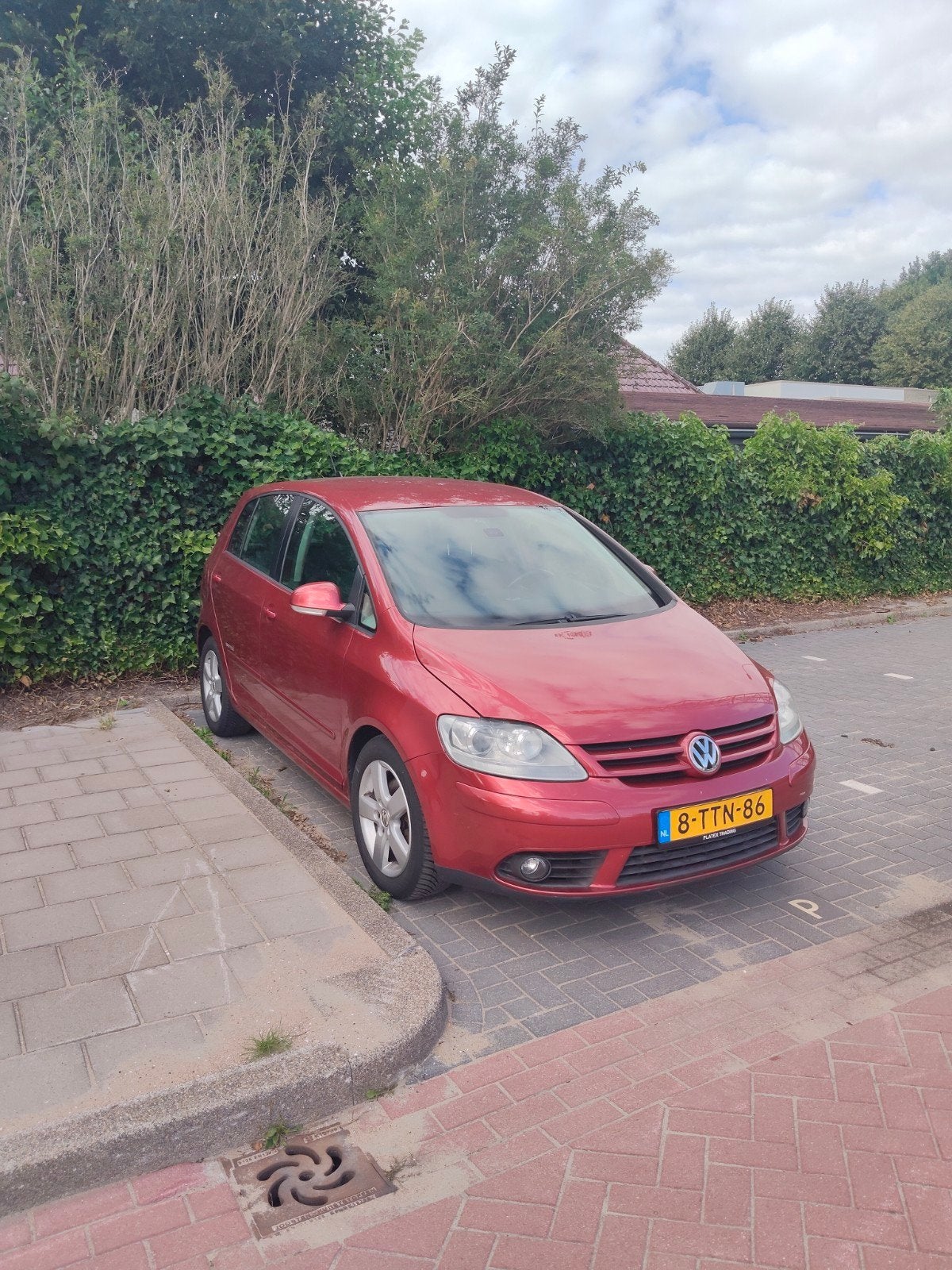 Volkswagen Golf Plus 1.4 TSI 90KW 2008 Rood, Auto's, Zwart, 4 cilinders, 700 kg, 122 pk