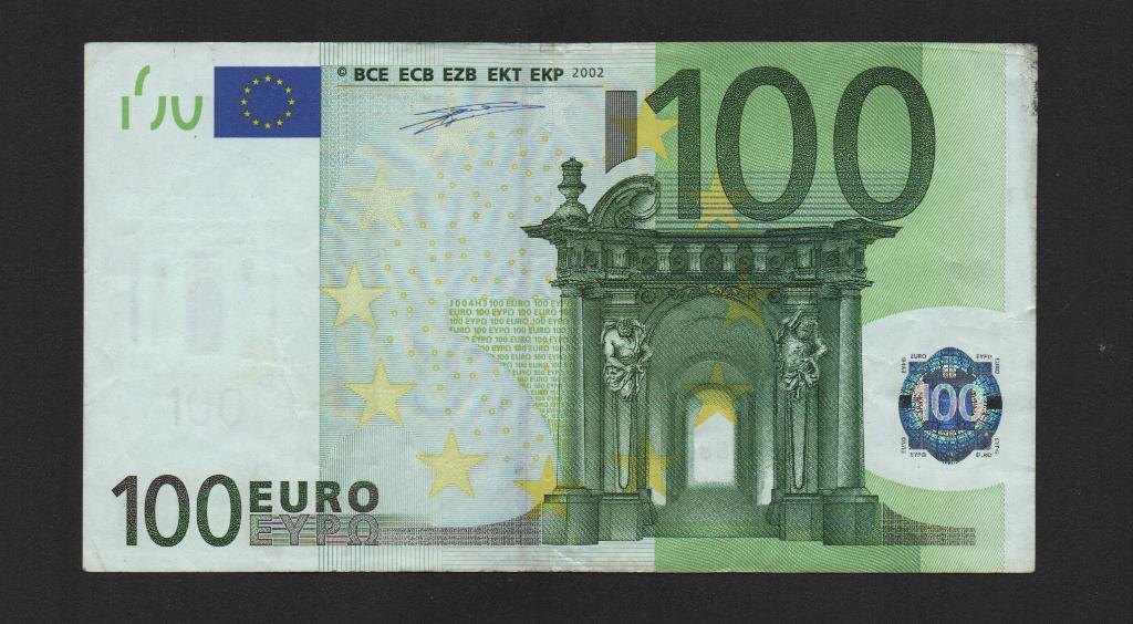 100 Euro Bankbiljet 2002 Italië Knap Biljet, Ophalen of Verzenden, Italië, 100 euro, Los biljet