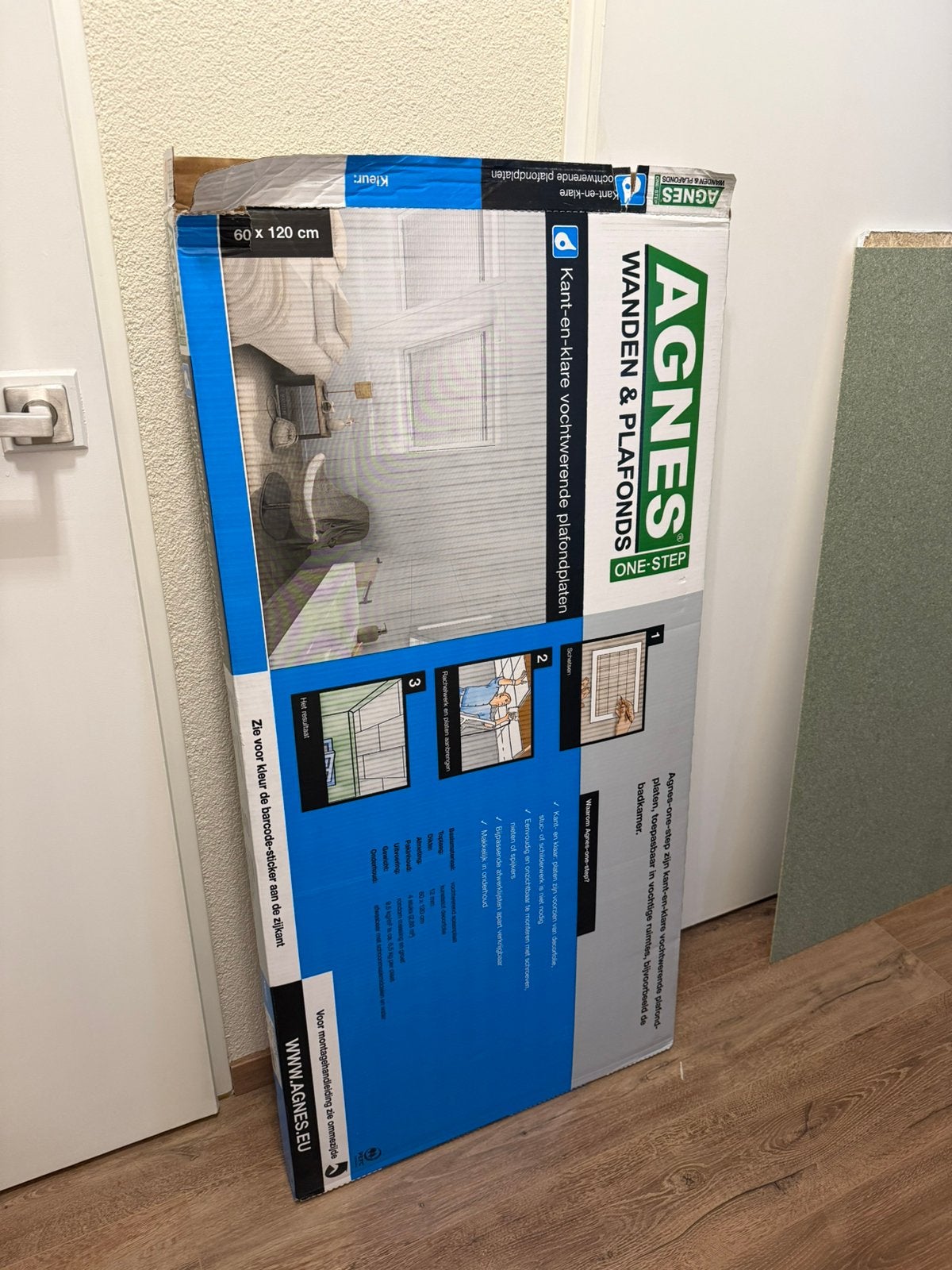 Agnes - vochtwerende plafond plaat 3st., Doe-het-zelf en Verbouw, Platen en Panelen, Ophalen, Nieuw