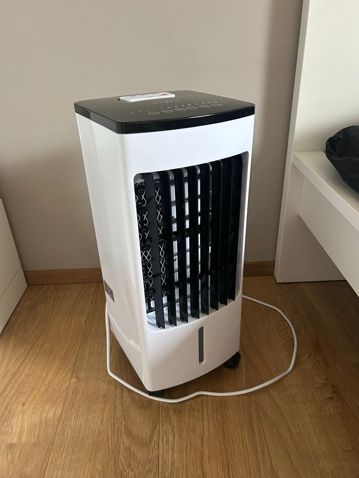 Mobiele Airco met Water Element - Wit/Zwart, Ophalen, Gebruikt, Minder dan 60 m³, Ventileren