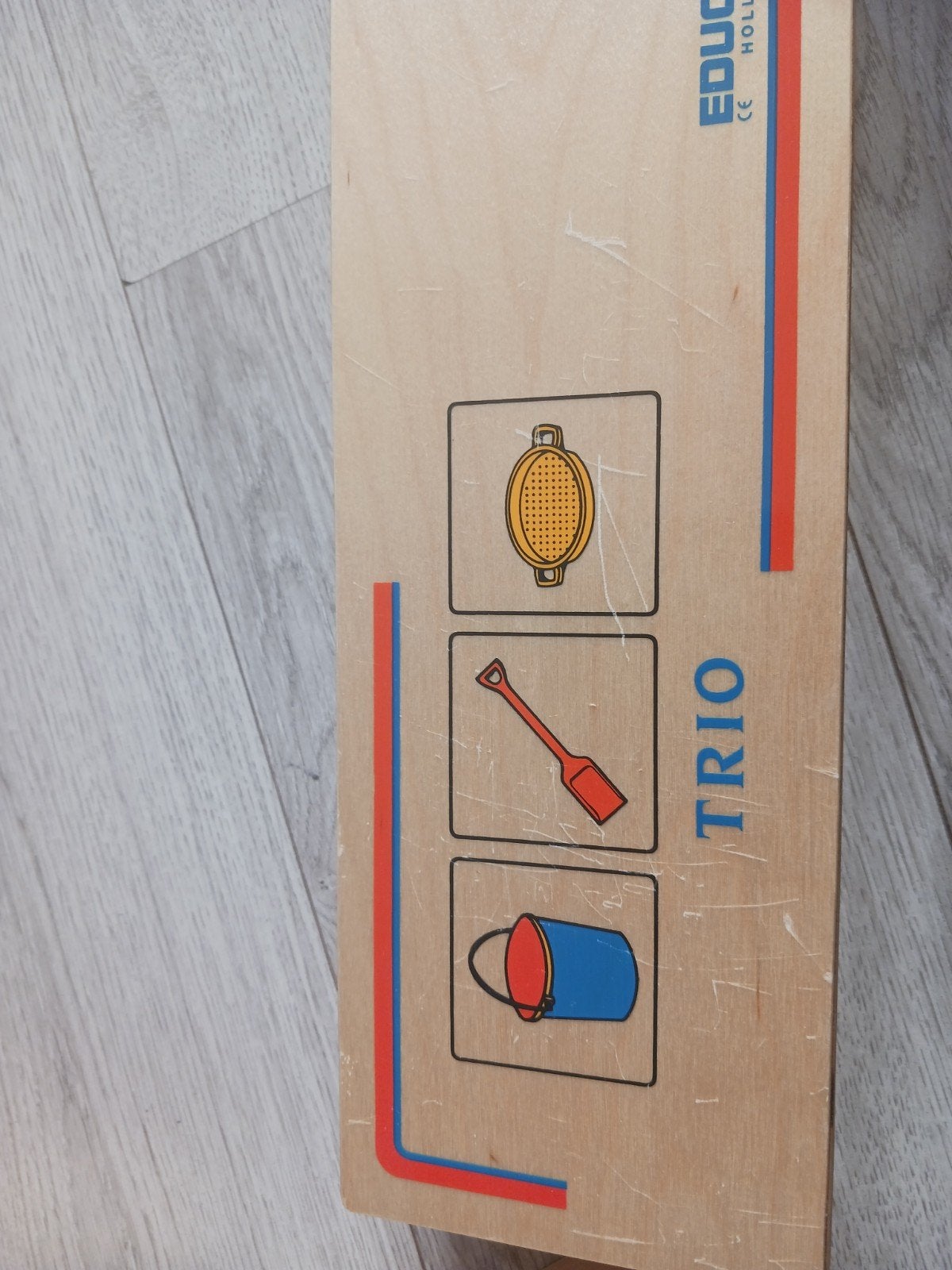 Educo TRIO spel - Houten leermiddel, Kinderen en Baby's, Ophalen, Gebruikt, Taal en Lezen