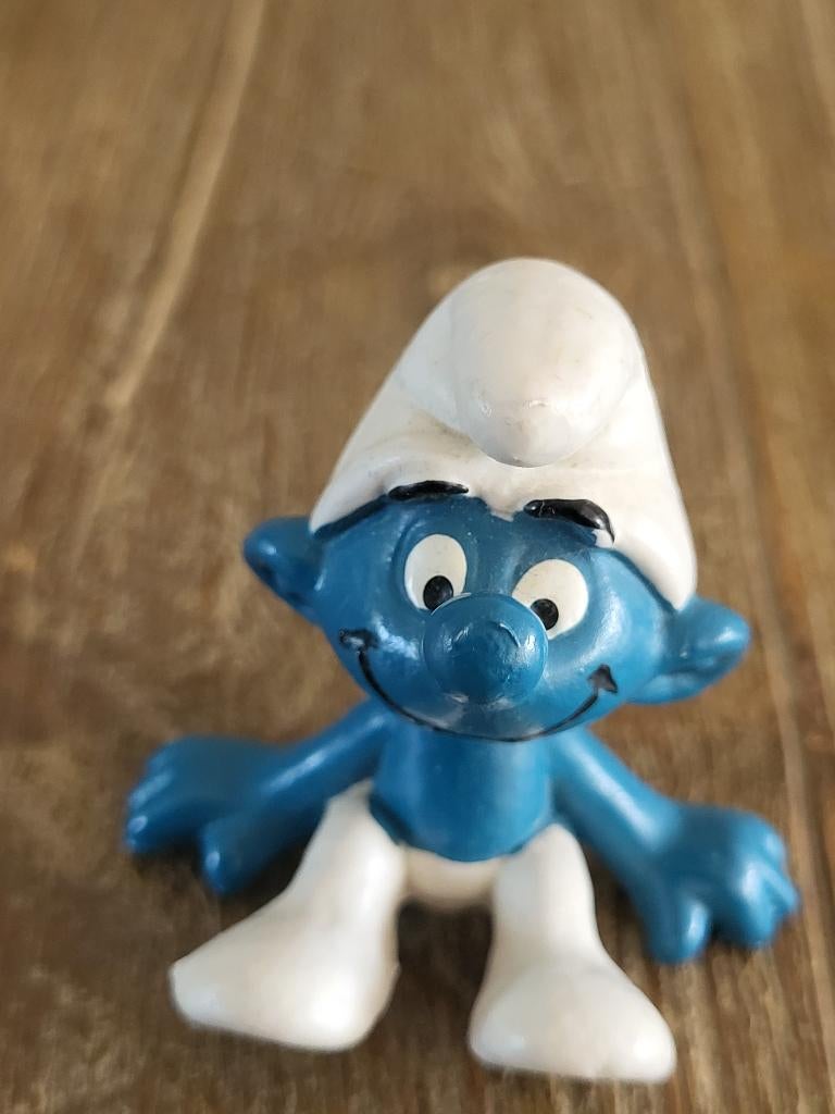 Zittende smurf, Verzamelen, Smurfen, Ophalen of Verzenden, Zo goed als nieuw, Overige Smurfen, Poppetje, Figuurtje of Knuffel