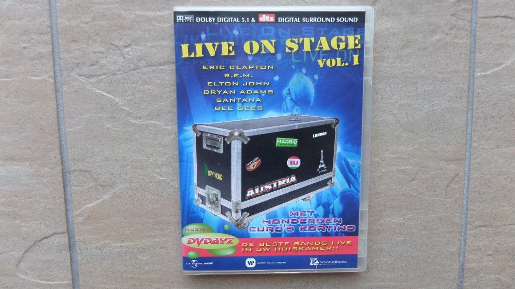 Live on stage vol. I o.a Eric Clapton, Bee Gees, Elton John, Alle leeftijden, Ophalen of Verzenden, Gebruikt, Overige typen