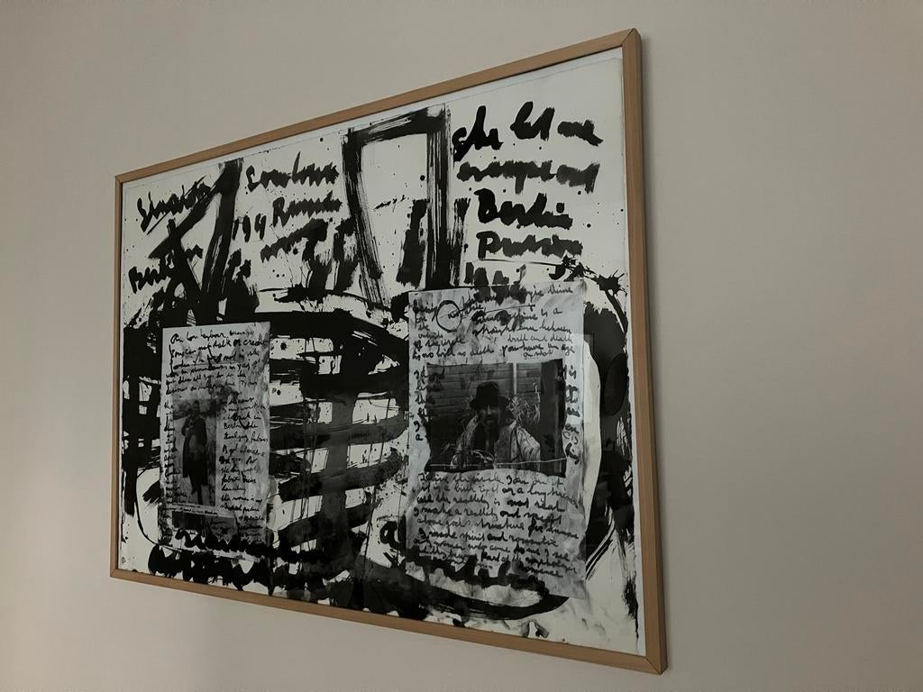 Originele Anton Heijboer op handgeschept papier, Antiek en Kunst, Ophalen