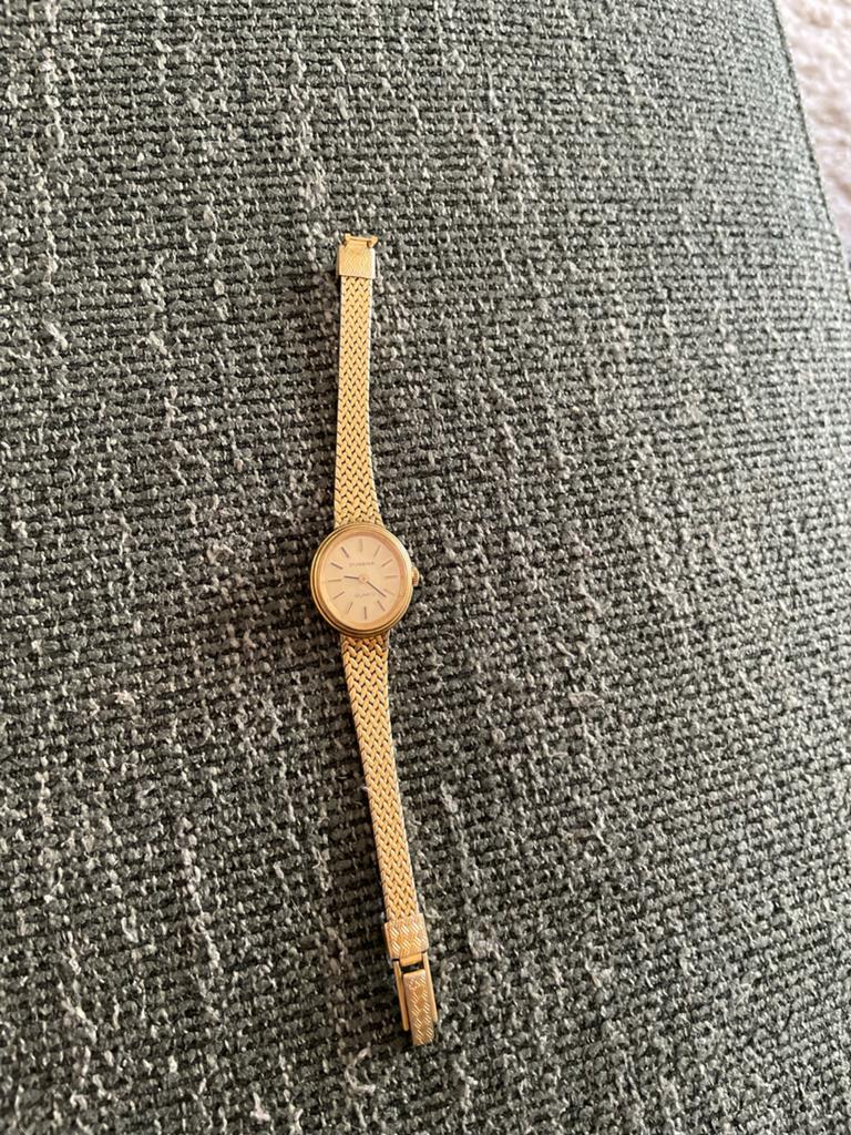 Vintage Dugena horloge Goudkleurig, Overige merken, Gebruikt, Polshorloge, Ophalen of Verzenden