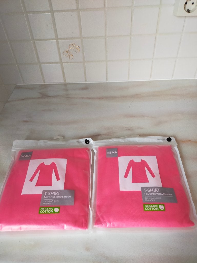 T-shirts Lange Mouw 2 stuks Nieuw, Ophalen, Maat 42/44 (L), Nieuw, Lange mouw
