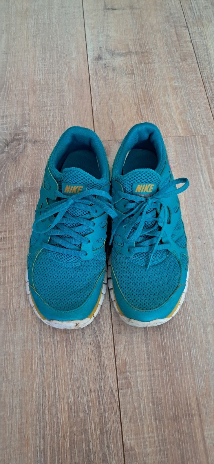 maat 38 sneakers blauw oranje, Sport en Fitness, Ophalen, Schoenen