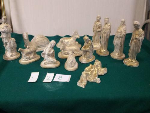 128 ] kerststal beelden 13 stuks, Ophalen of Verzenden, 'T Olde Gre-j, Info@toldegrej.nl, Endepoelstraat 20f Didam
