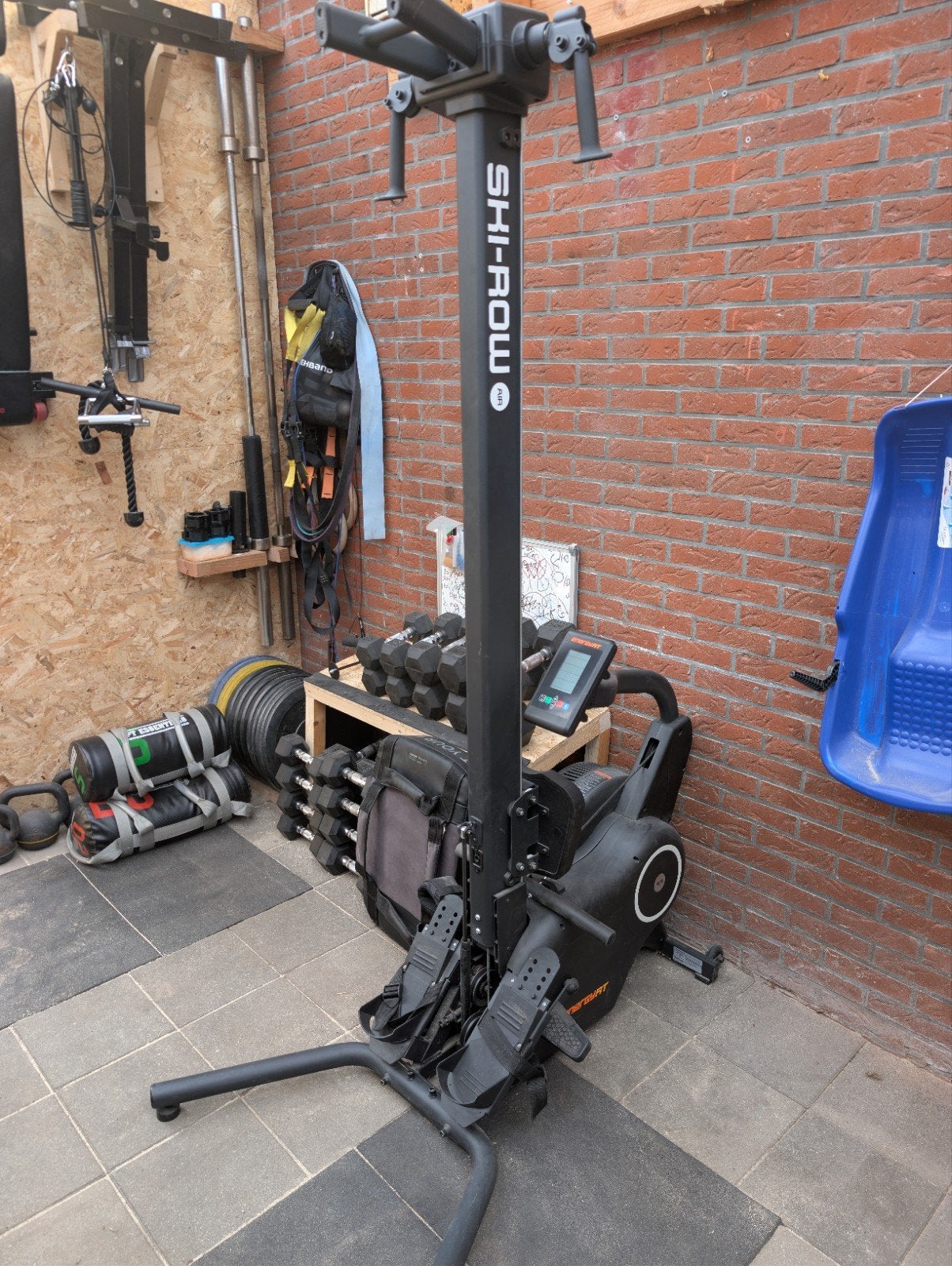 ski-row air energyfit roeimachine/ski apparaat, Ophalen, Zo goed als nieuw, Roeitrainer