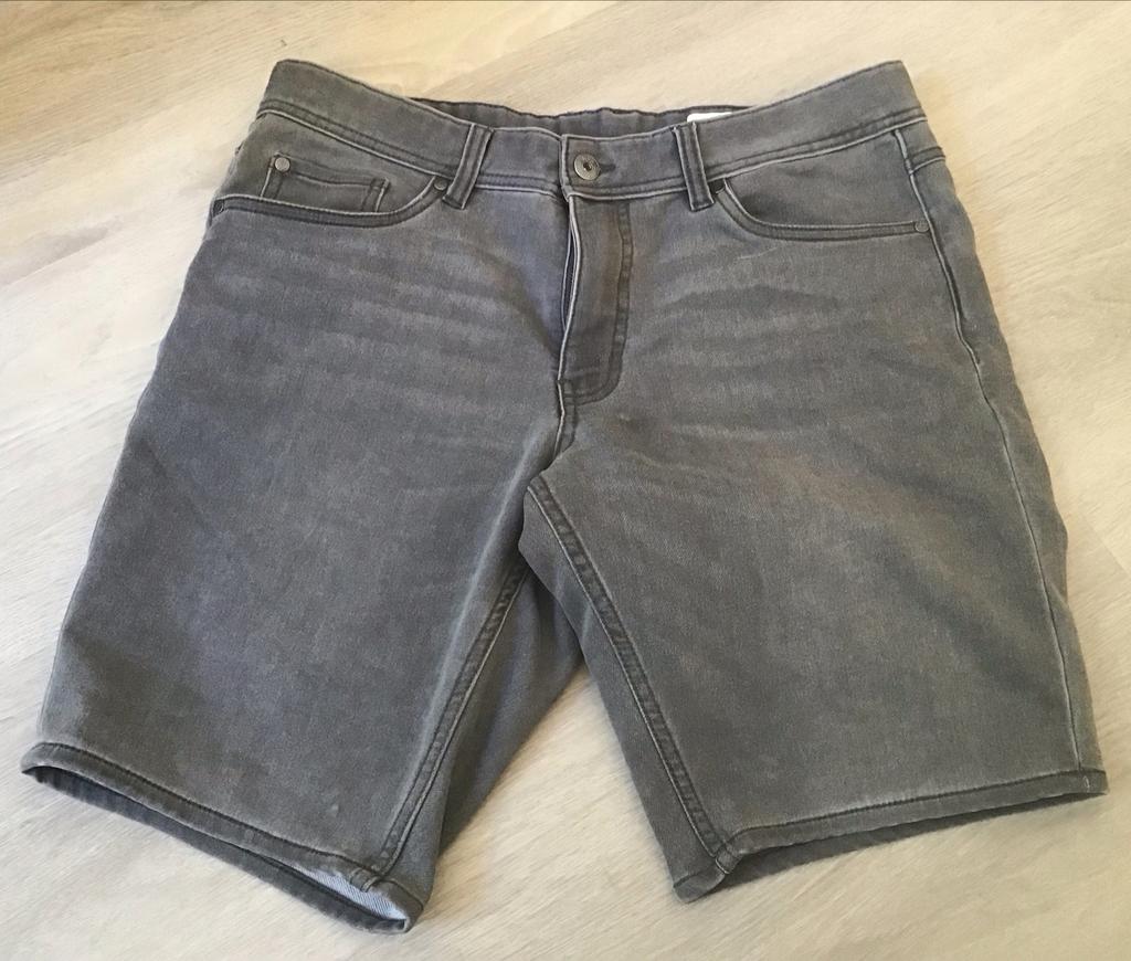 Korte grijze spijkerbroek XXL - Livergy Casual Fit, Kleding | Heren, Spijkerbroeken en Jeans, Ophalen of Verzenden, Gedragen, Grijs