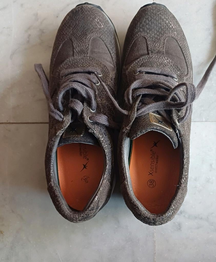 Xsensible Stretchwalker Sneakers Maat 38, Xsensible, Bruin, Ophalen of Verzenden, Sneakers of Gympen