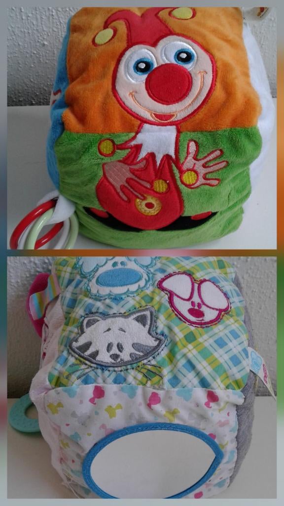 Twee Activiteiten kubussen. Efteling Jokie en Woezel & Pip., Kinderen en Baby's, Speelgoed | Babyspeelgoed, Ophalen of Verzenden