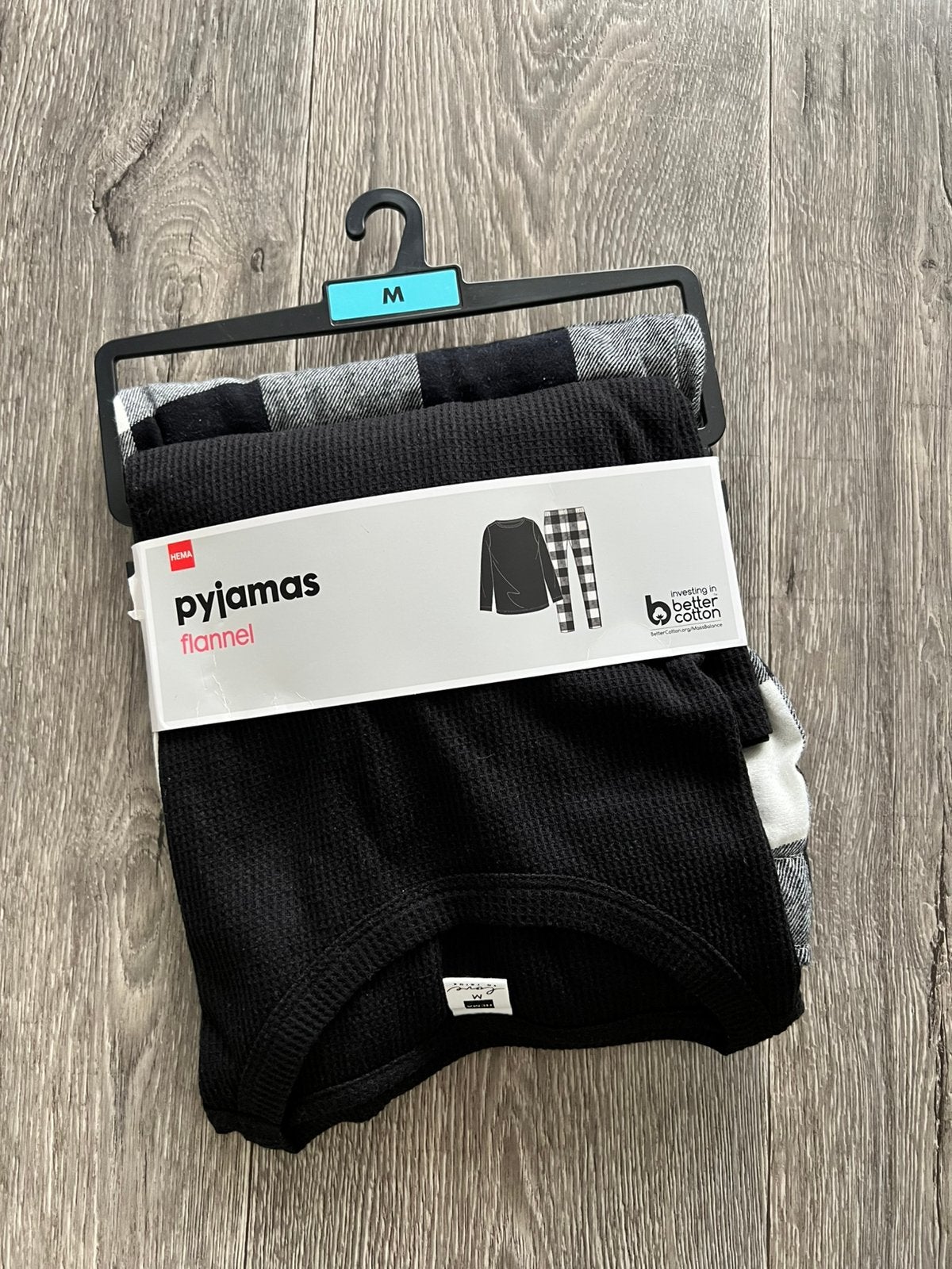 Hema katoenen pyjama flannel - maat M - nieuw, Ophalen of Verzenden, Zo goed als nieuw, Maat 38/40 (M)